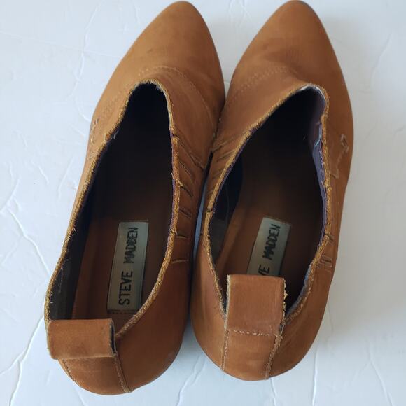 Steve Madden Auckland Western Style Leather Ankle Boots Size 7.5 - Picture 5 of 10